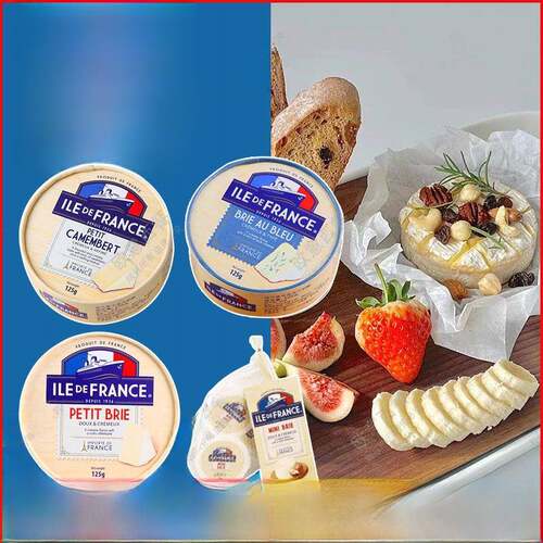法国博格瑞法兰希小金文原制奶酪即食软质乳酪布里兰Briecheese