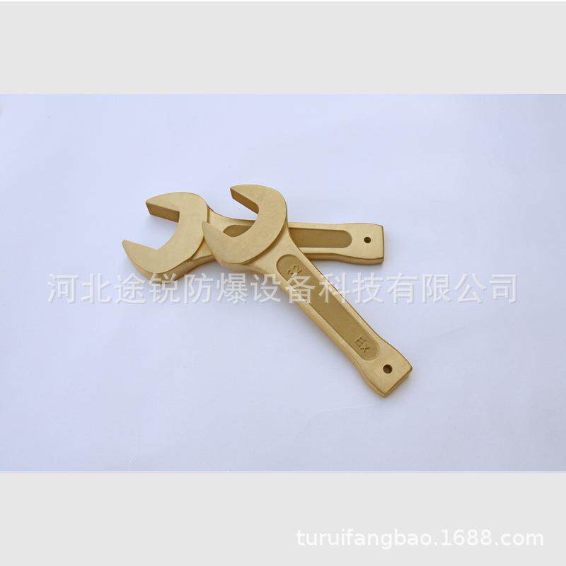 敲击呆扳手开口扳手途锐工具无火花铜制铜合金专用防静电消火栓