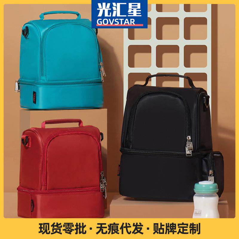 加温USB充电多功能保温饭盒包铝箔午餐包车载加热保温包航空便当