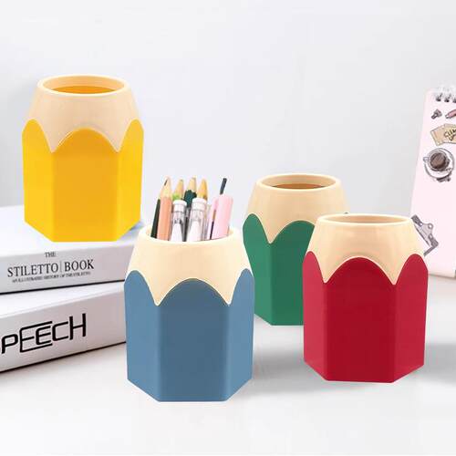 Creative Pencil Holder for Students and Office Use, Large Ca