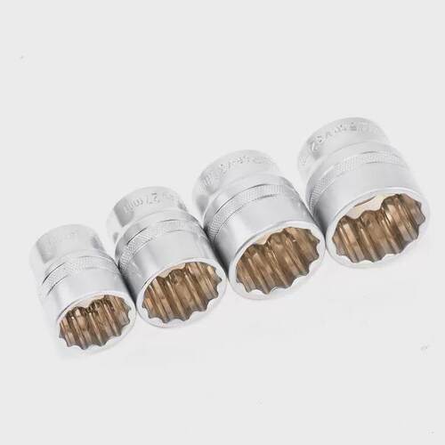 12角梅花套筒头子 1/2寸梅花短套筒8-32mm套筒汽修汽保机修工具