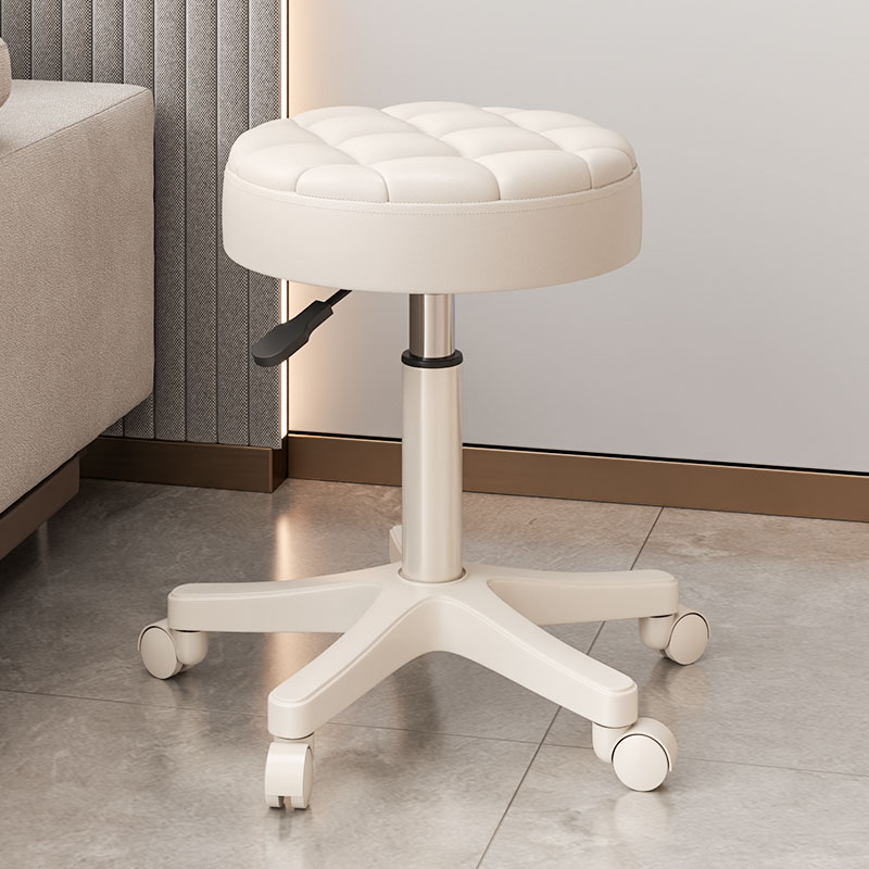 美容凳子滑轮理发店椅美容院专用大工凳升降转椅圆凳美发美甲椅子