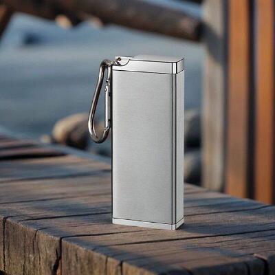 Cigarette Ashtray Aluminum Alloy Cigarette Container Holds
