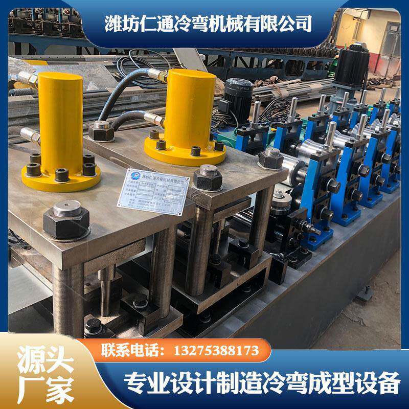 全自动鸡笼型材成型机冷轧设备电脑控制运行养殖型材冷弯机