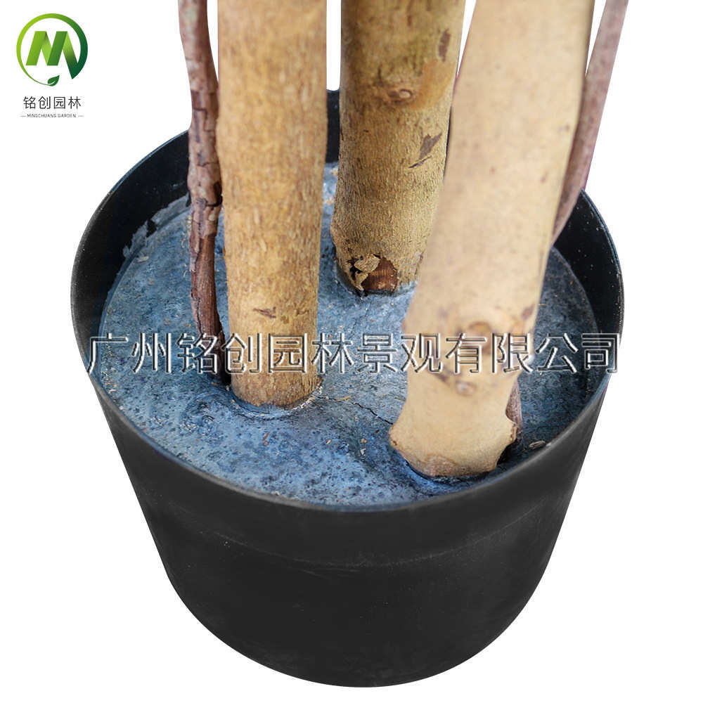 商场装饰仿真紫藤花树盆栽 仿真花树大型落地装饰摆件仿真豆花树