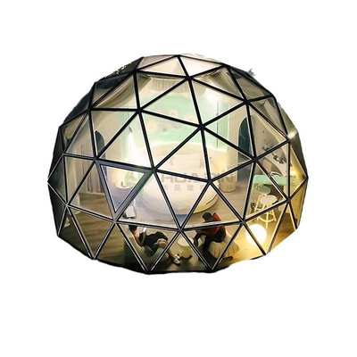 6m球形玻璃星空泡泡屋户外圆形遮阳玻璃房网红透明餐厅玻璃阳光房