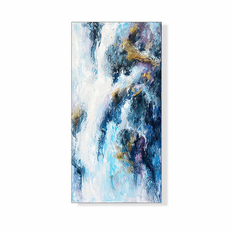 手绘油画定制软装挂画客厅沙发背景装饰画简约走廊艺术玄关壁画