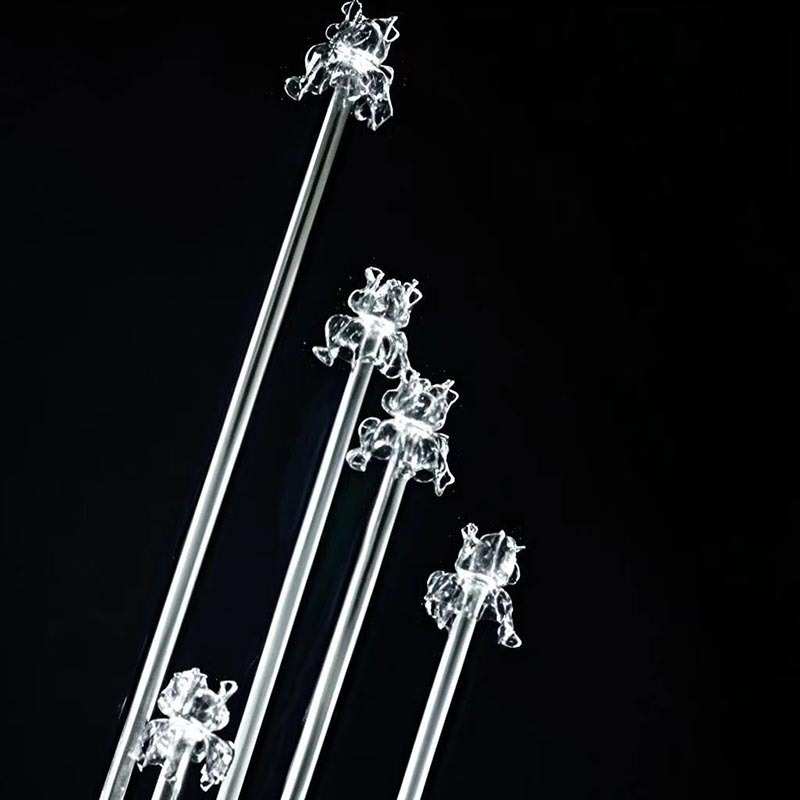 厂家直销新款5头水晶花路引灯婚礼堂布置场景装饰道具