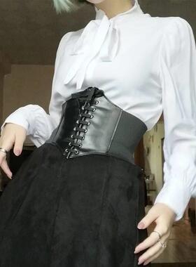 Fashion Corset Wide Belts Pu Leather Slimming Body Waistband