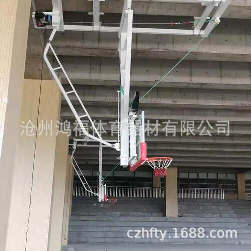包邮包安挂装电控悬空吊式1134升降动折叠凹箱平箱篮球架多遥功能