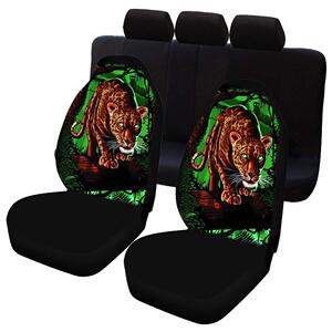 新款狼印花爱之吻外贸通用汽车座椅套汽车用品