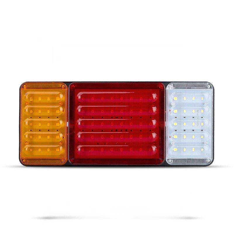 140-2大货车后尾灯总成led爆闪刹车灯12V24V农用挂车防水超亮尾灯