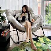 懒人藤椅沙发可躺摇可睡阳摇摇椅成年人躺椅客厅台可坐单人休闲椅