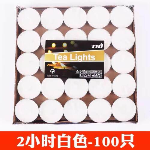 100pcs smokeless candles Boil tea candle tealight lights蜡烛