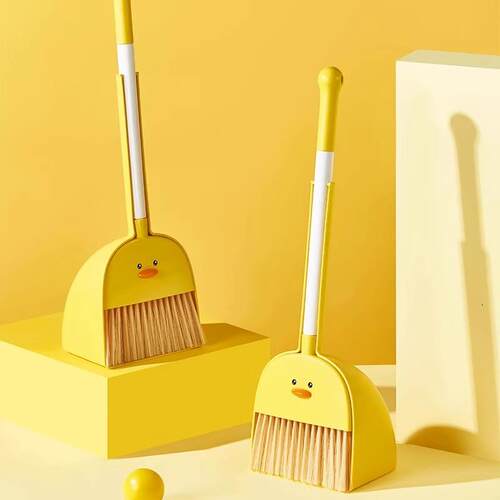 Children's Broom and Dustpan Set - Baby-Specific Mini Broom,