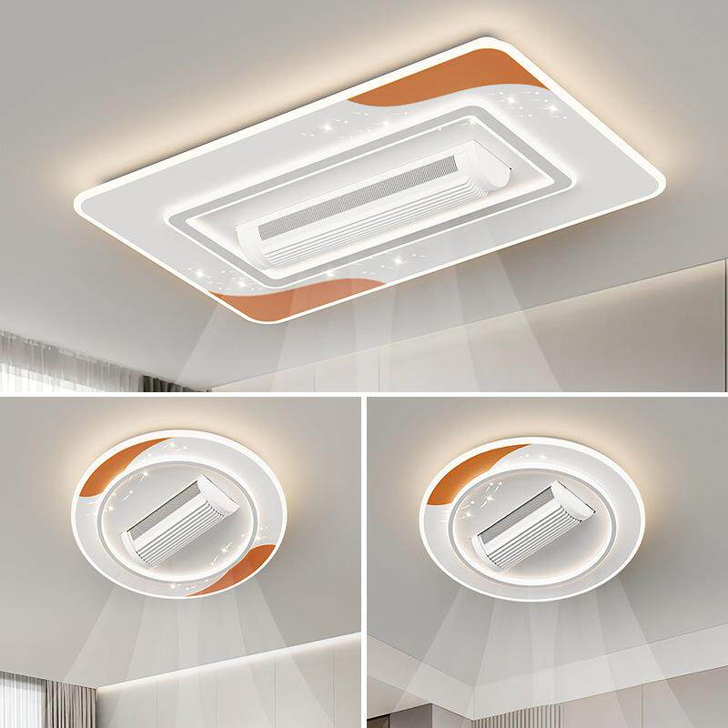 主无叶风扇灯吸顶灯护眼大客厅灯灯简形约现代隐LEPUCD卧室餐厅吊