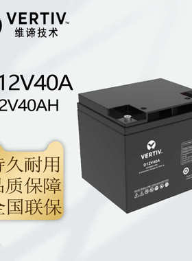 维谛12V系列蓄电池D12V24A/D12V40A/D12V65A/D12V100A 铅酸蓄电池