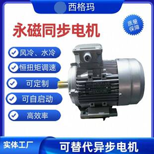 高效永磁同步电机空压机压缩机机械设备用22W变频调速电动机