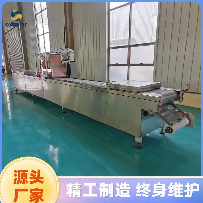 芦笋拉伸膜真空封口机牛肉干真空封口机豆干粽子拉伸膜包装机