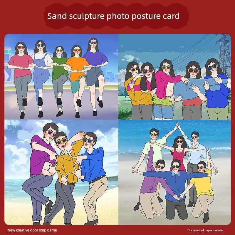采购产品婚礼的门阻挡游戏，照片姿势，伴郎，沙雕塑，新郎的创意