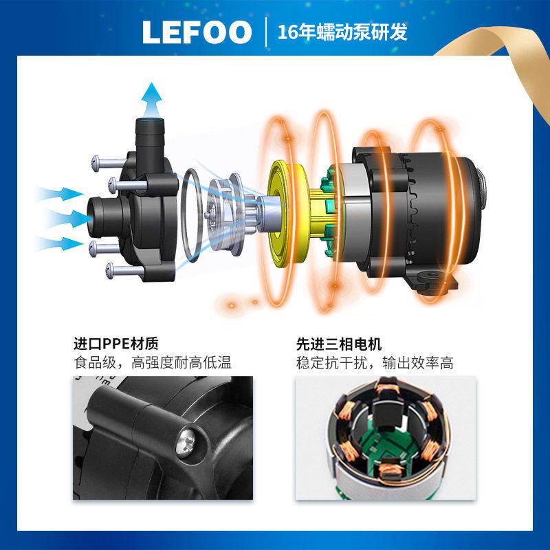 力夫24V净化加湿器直流无刷微型水泵 清洁设备输送无刷水泵