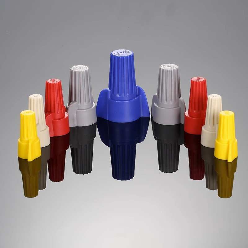 SP快速连接器卡扣弹簧螺旋式双翼电线压线帽闭端子接线帽子旋转端