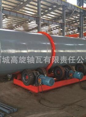 轮胎驱动石英砂洗选滚筒洗矿机大型圆筒洗石机锰矿脱泥擦洗机