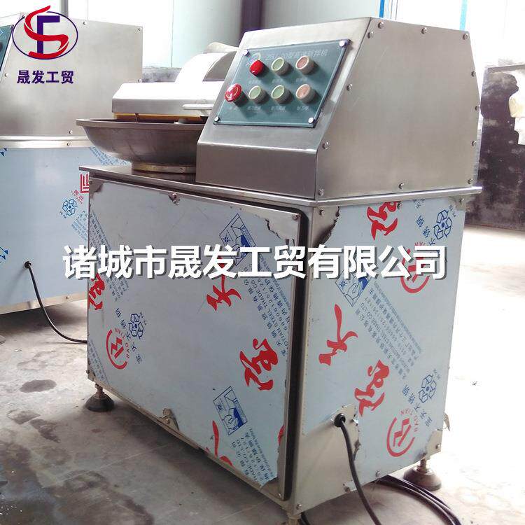 40型火腿肠斩拌机 晟发生产大火腿斩拌设备 腊肉腊肠斩拌机