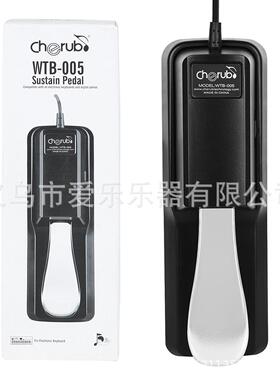 电子琴延音踏板金属材质电钢琴合成器MIDI键盘电子琴脚踏板配件