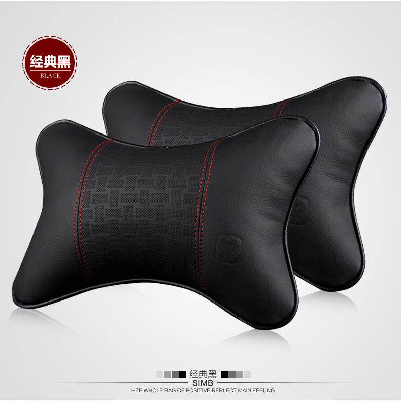 汽车头枕高级感颈枕真皮护颈枕靠枕汽车用品内饰车用靠枕