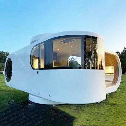 时尚景观几何结构小屋现休闲装配式建筑民宿太空舱生产基地