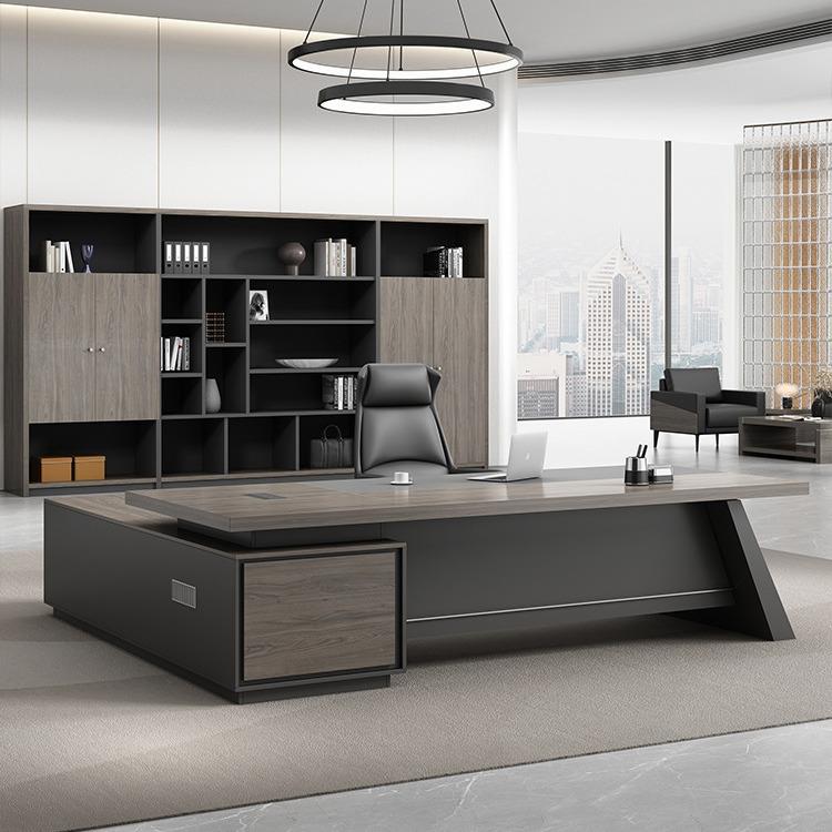 办公桌老板桌椅组合简约现代总裁室总经理单人大班台董事长办公家