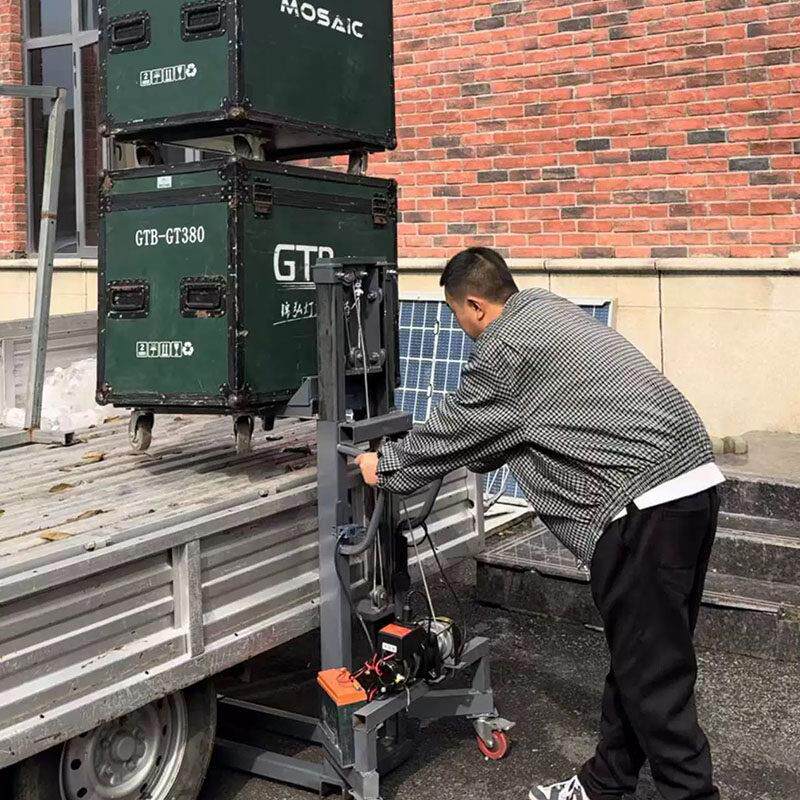 小型装车机电动随车堆高机小货车厢型车装卸搬运工具可升降堆高车