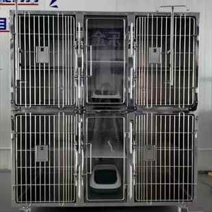 输液笼大型犬不锈钢宠物店住院笼组合繁殖仓寄养猫狗吸氧仓恒温