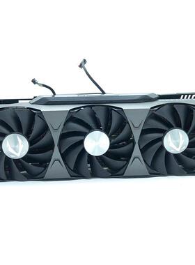 索泰RTX3080ti散热片孔距5.9*6.8cm电脑台式机三风扇显卡散热器