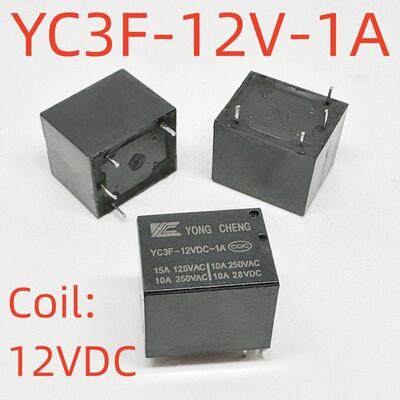 全新4脚继电器 YC3F-12VDC-1A YC3F-5VDC-1A YC3F-12VDC-S-A T73A