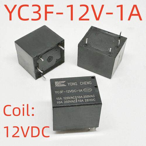 全新4脚继电器 YC3F-12VDC-1A YC3F-5VDC-1A YC3F-12VDC-S-A T73A