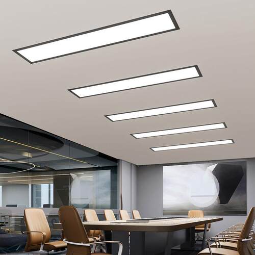 超薄嵌入式led长条灯 办公室工程专用石膏天花板吊顶内嵌平板灯