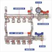 金水牛大流量地器暖水器地暖家用地热分器全铜一体加无品牌 分厚