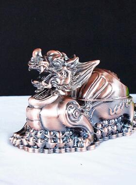 创意新款貔貅烟灰金属家合多色貔貅烟灰货缸金现直发居装饰品货源