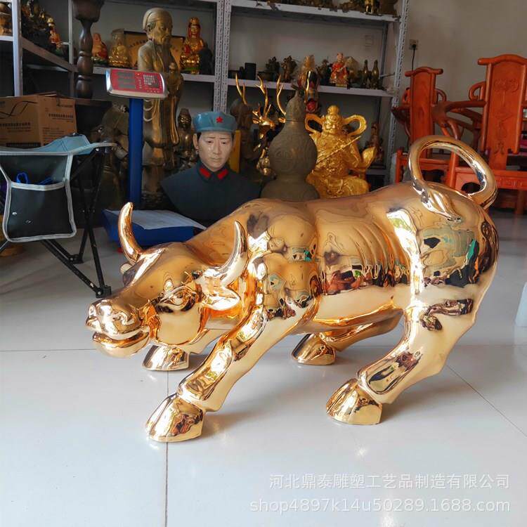厂家专业雕塑铜雕工艺品牛校园铜牛雕塑 纯铜招财纯铜大铜牛摆件