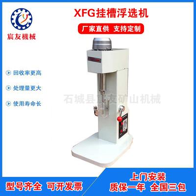 宸友XFG535挂槽浮选机钛铁浮选机实验室变频充气式挂槽浮选机