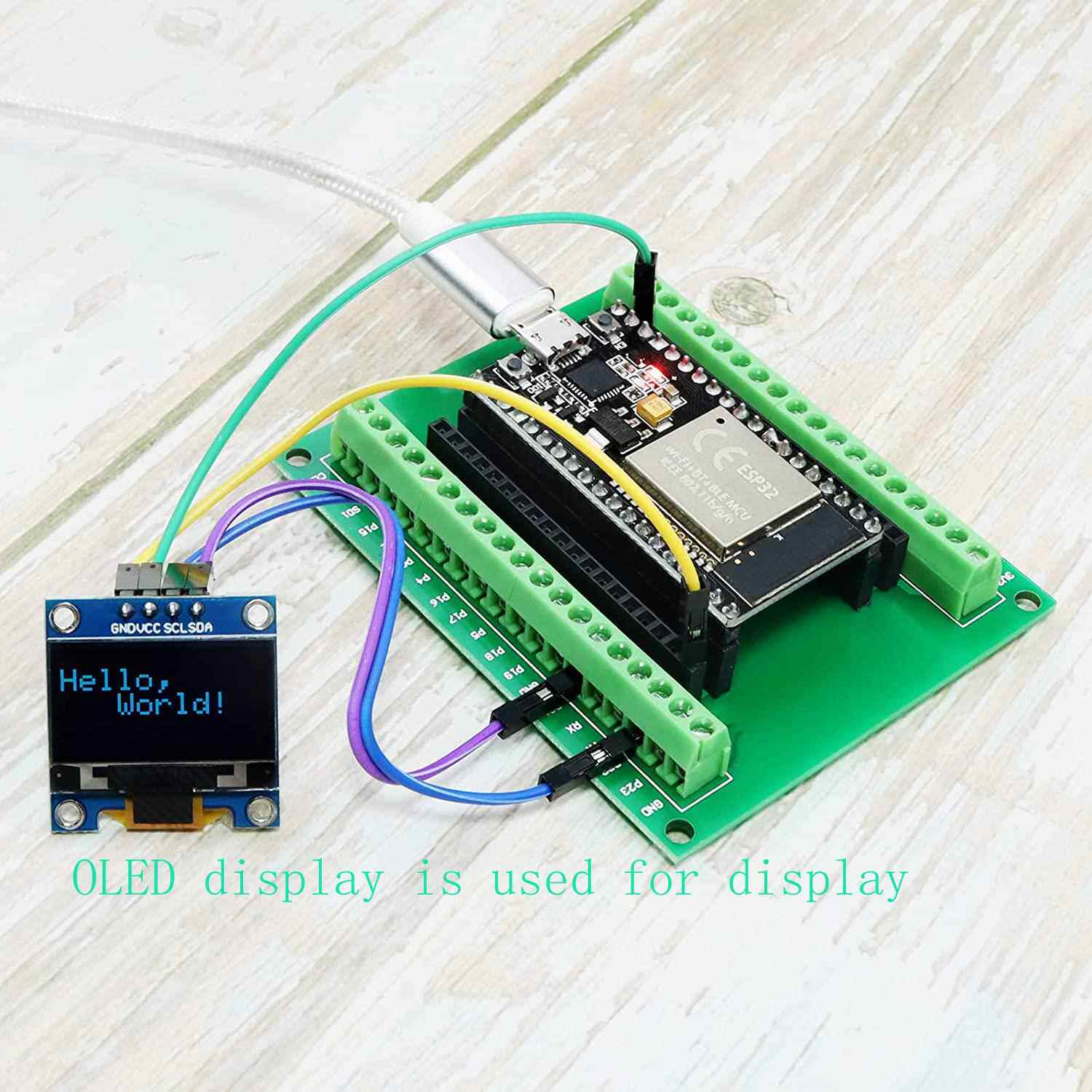 ESP32 38Pin开发板双核低功耗 双核心WiFi蓝牙绿色扩展板