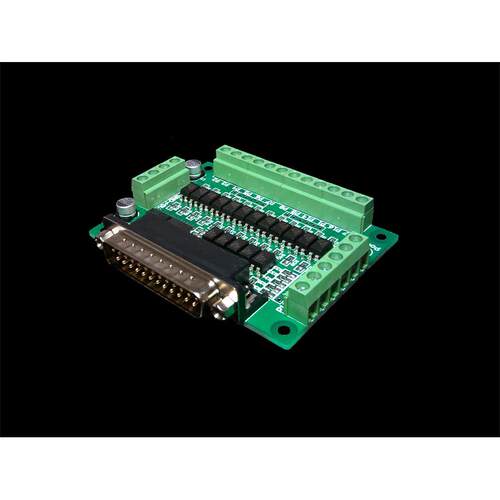 CNC 并口接口板 光电隔离 (支持KCAM4、EMC2/linuxcnc)