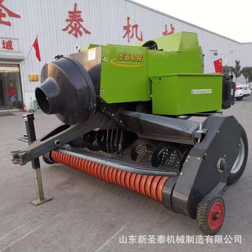 大型玉米秸秆方捆打包机现货自动新款方捆打包机拖拉机带动设备