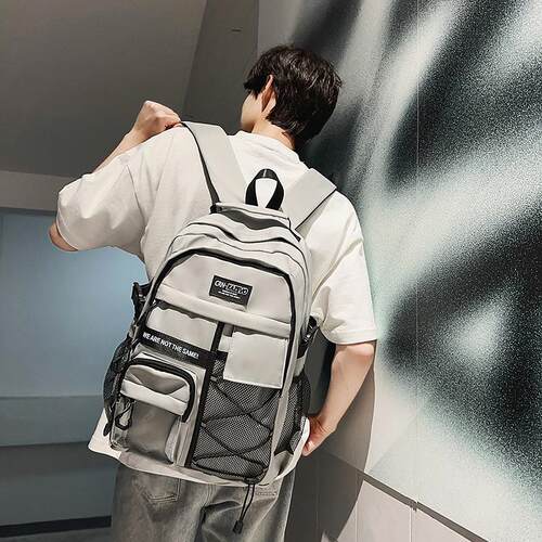 书包男初中生高中生大容量轻便睿营双肩包女大学生电脑旅行背包