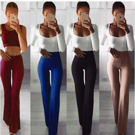 Big horn yoga pants slimming and elastic wide leg pants