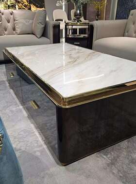 意式后现风奢J客厅435系列—轻—33茶几电代视柜