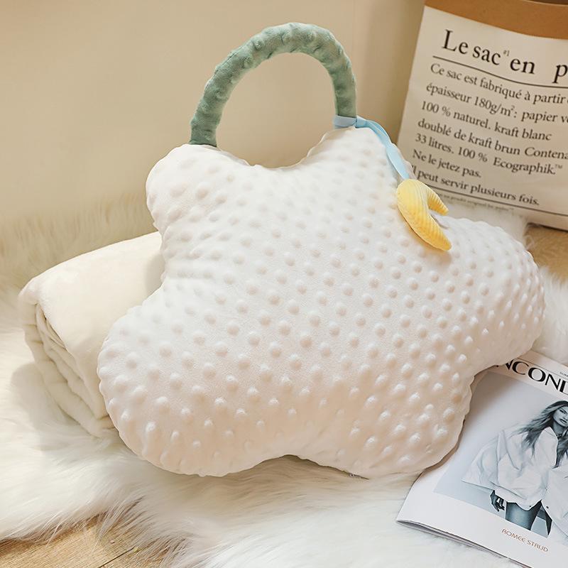 办公室二合一豆豆包包抱枕抱枕被