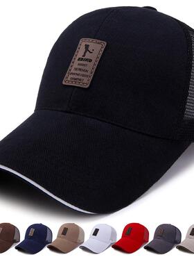 棒球帽新款韩版男士网眼透气户外运动防晒遮阳鸭舌帽0412k